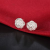 10mm Rose Flower Stud Earrings – Sterling Silver (5)