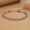 Vintage Sterling Silver Chain Bracelet (2)