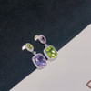ZSHANSGL Multicolour Gemstone Drop Earrings – Sterling Silver (2)