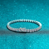 2mm Moissanite Tennis Bracelet – Sterling Silver 18cm (1)