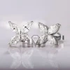 Moissanite Necklace & Stud Earrings Set – Sterling Silver (3)