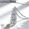 1.8ct Moissanite Pendant Necklace – Sterling Silver 45cm (1)