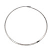 Silver-Tone Stainless Steel Torque Necklace – 13.6 cm