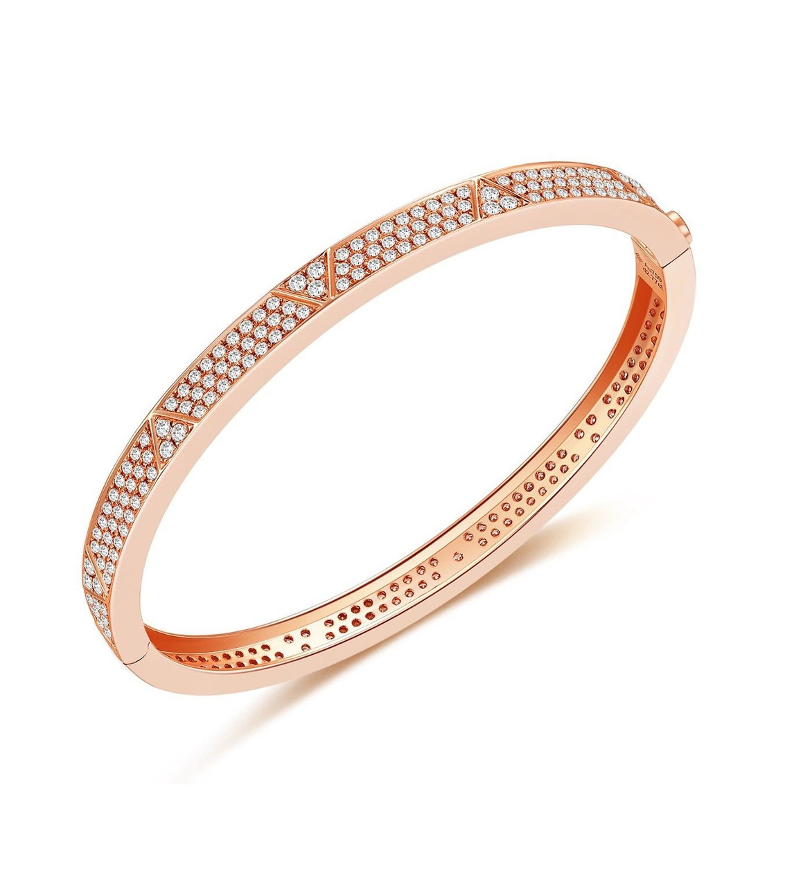 Luxury Group Studded Baby's Breath 18K Gold Lab-Grown Diamond Bracelet 2.70ct D VS1 IGI