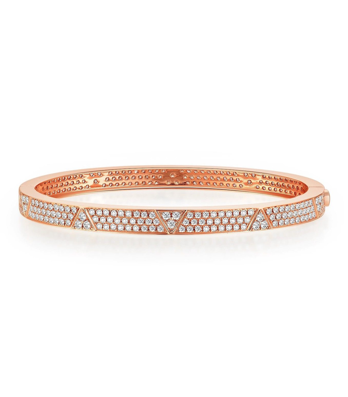 Luxury Group Studded Baby's Breath 18K Gold Lab-Grown Diamond Bracelet 2.70ct D VS1 IGI