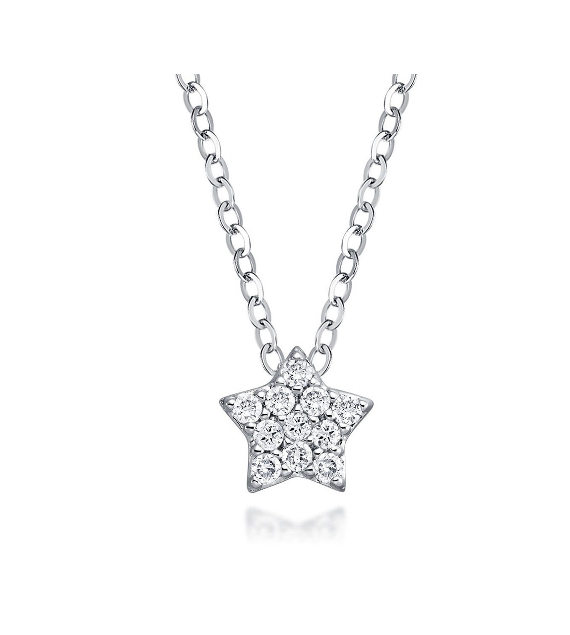 Water Ice Moon Multi-Wear 18K Gold Lab-Grown Diamond Necklace 0.45ct IGI