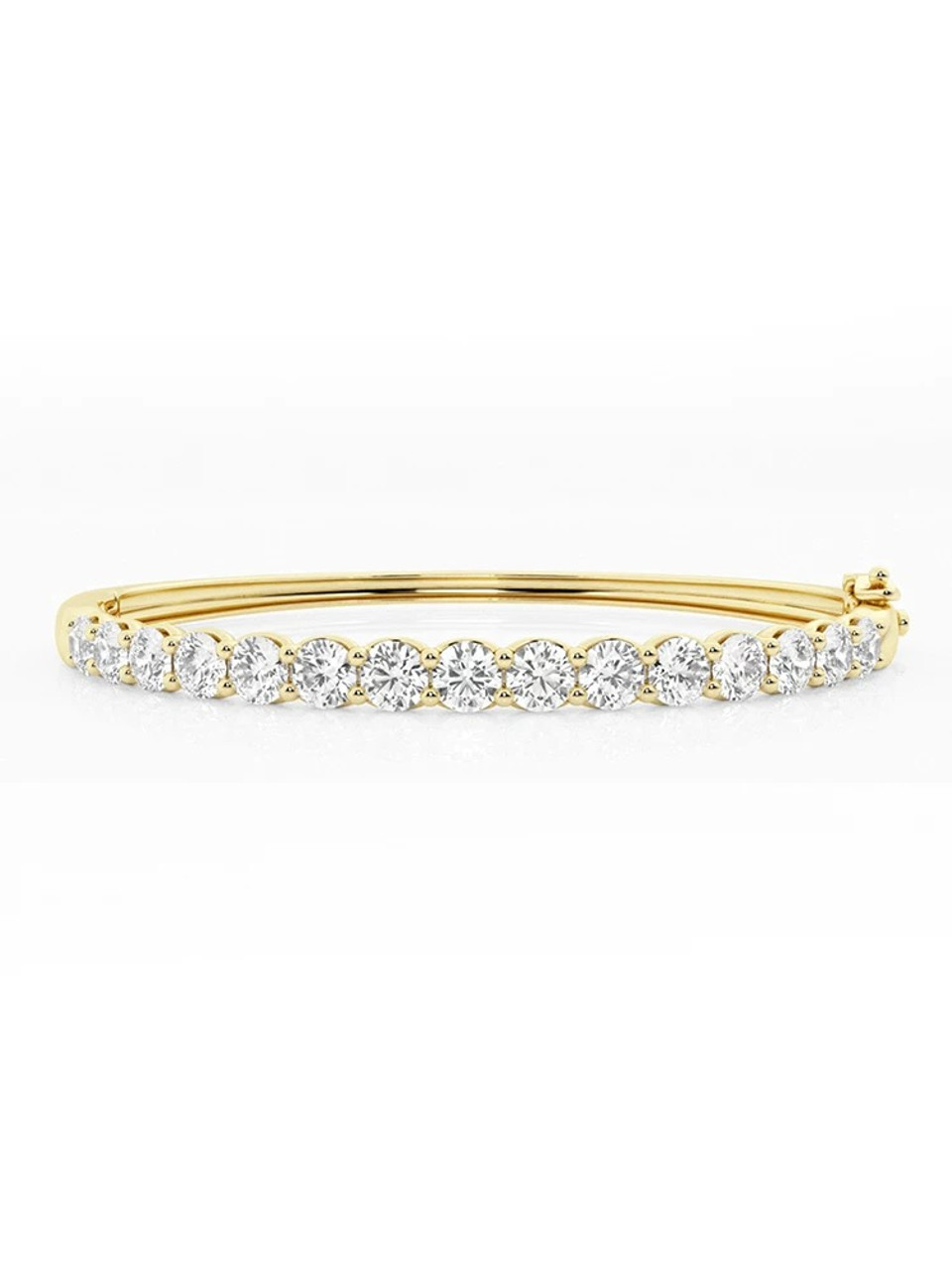 Exquisite Light Luxury 18K Gold Lab-Grown Bracelet 2.0ct D VS1 IGI
