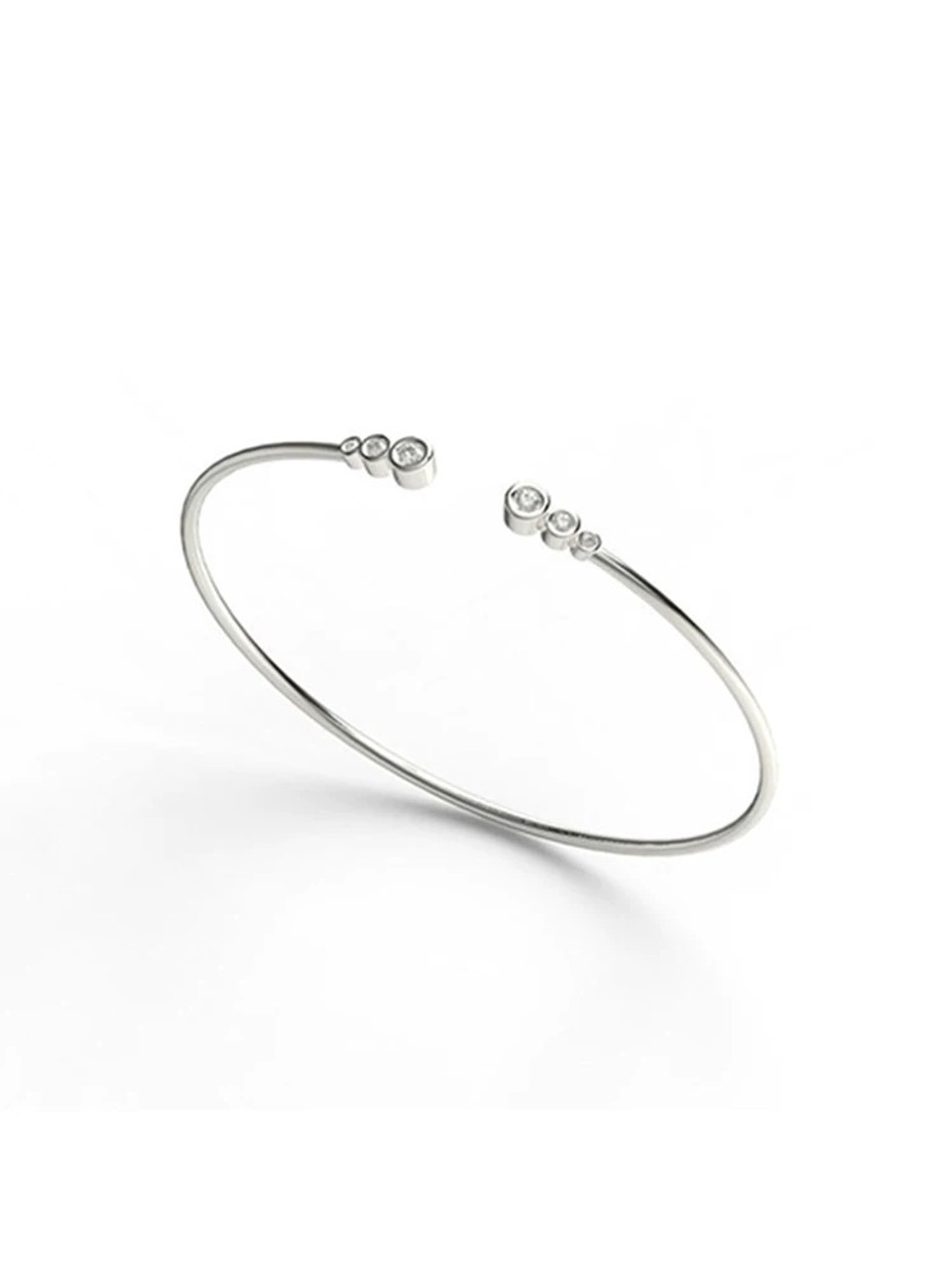 Classic 18K Gold Lab-Grown Bracelet 1.00ct D VS1 IGI