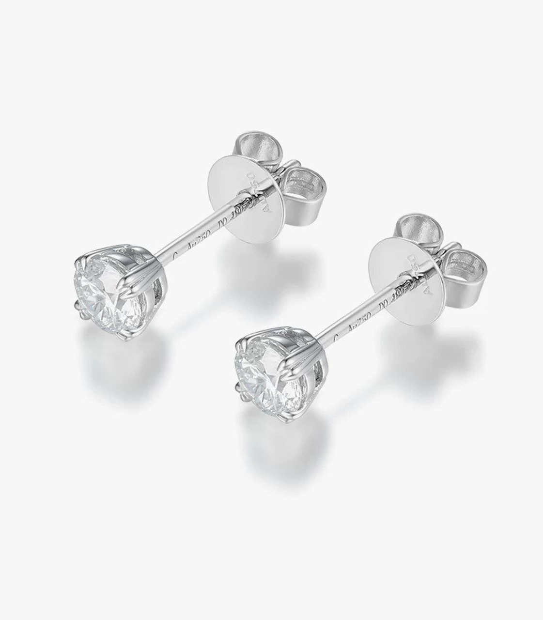 Fashionable Simple Three-Dimensional Sense Lab-Grown Diamond Earring
