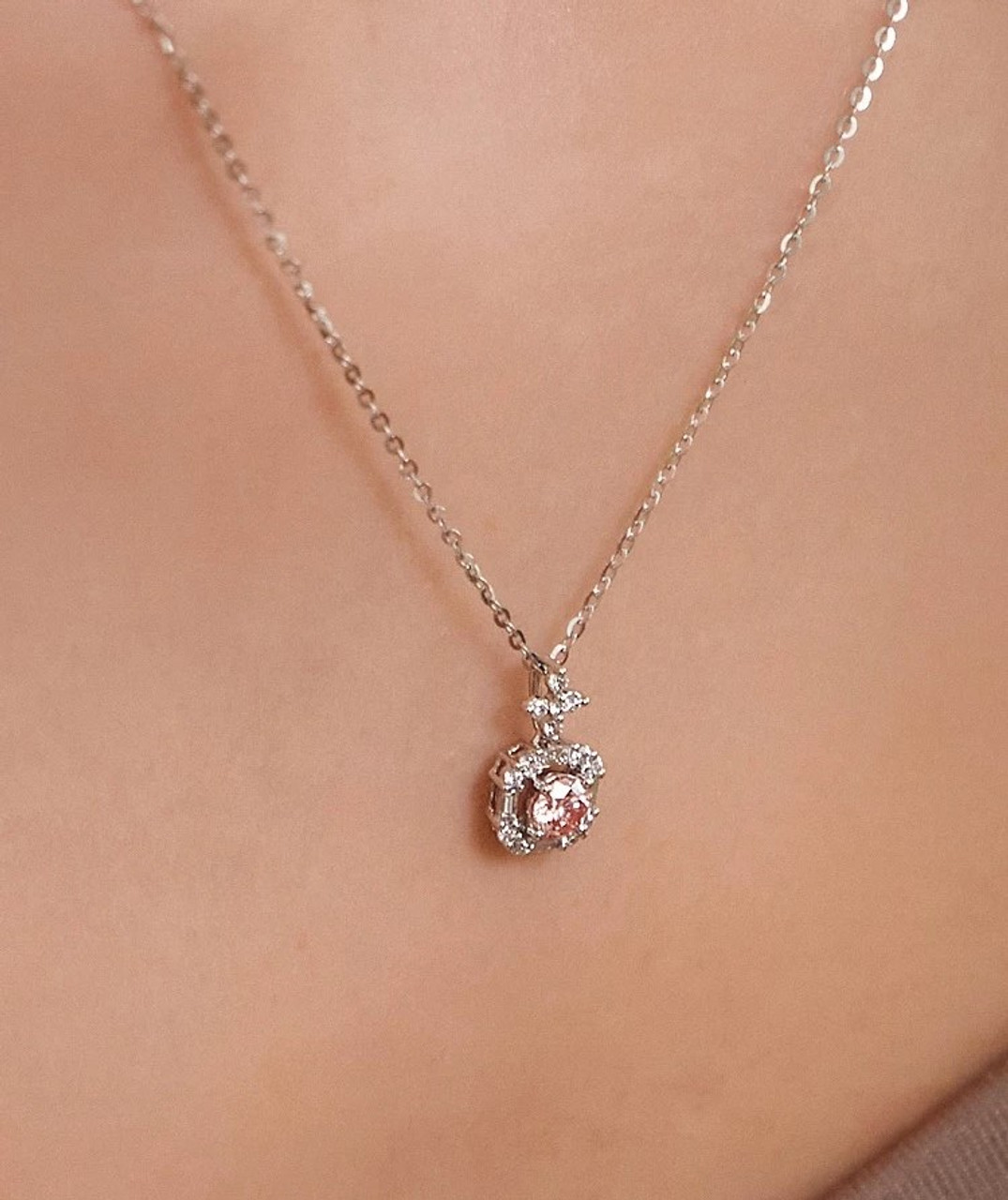 Phantom 18K Gold Lab-Grown Diamond Necklace 0.3ct IGI