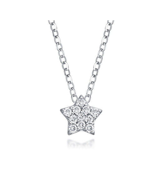 Water Ice Moon Multi-Wear 18K Gold Lab-Grown Diamond Necklace 0.45ct IGI
