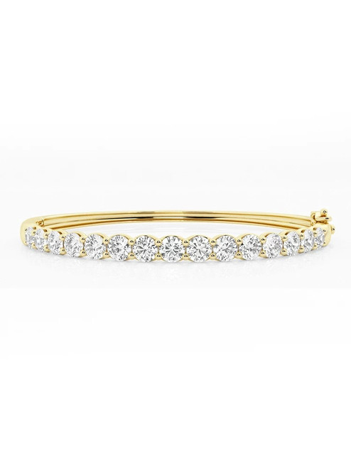 Exquisite Light Luxury 18K Gold Lab-Grown Bracelet 2.0ct D VS1 IGI