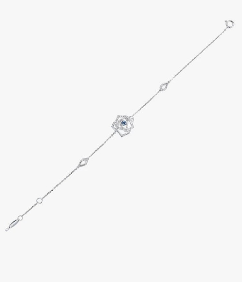 Colorful Rose Lab-Grown Diamond Bracelet 0.25ct IGI