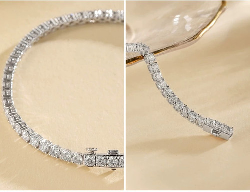Moving Light Star-studded and Dazzling Lab-Grown Diamond Bracelet