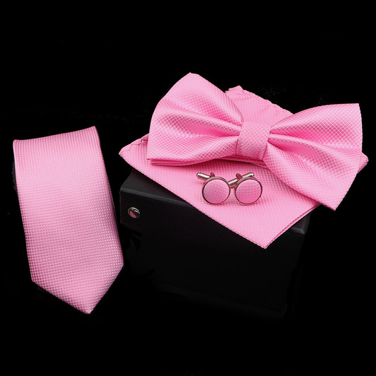 Tie & Bow Tie Matching Accessories Set