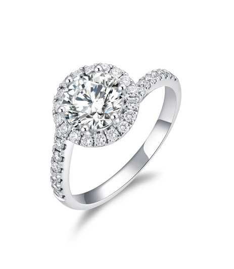 Angel's Eye Lab-Grown Diamond Engagement Ring 6 Claw Angel's Eye Lab-Grown Diamond Engagement Ring 6 Claw