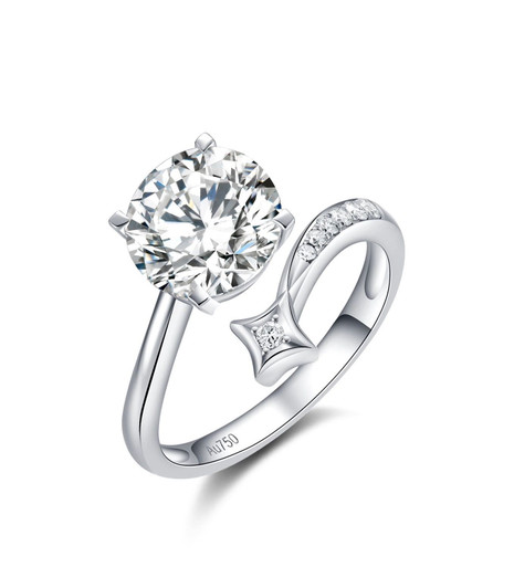 Star Sky Lab-Grown Diamond Engagement Ring 4 Prong Star Sky Lab-Grown Diamond Engagement Ring 4 Prong