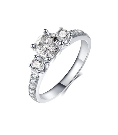 Luxury Group Setting Lab-Grown Diamond Engagement Ring 4 Claw Luxury Group Setting Lab-Grown Diamond Engagement Ring 4 Claw