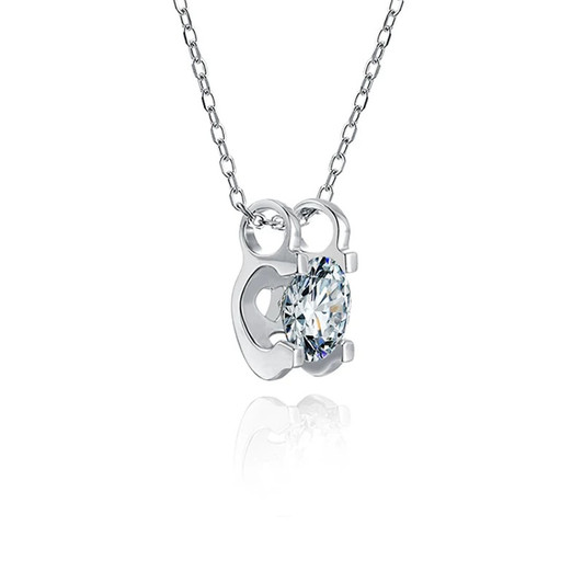 Custom inlaid 18K Gold Lab-Grown Diamond Necklace Custom inlaid 18K Gold Lab-Grown Diamond Necklace
