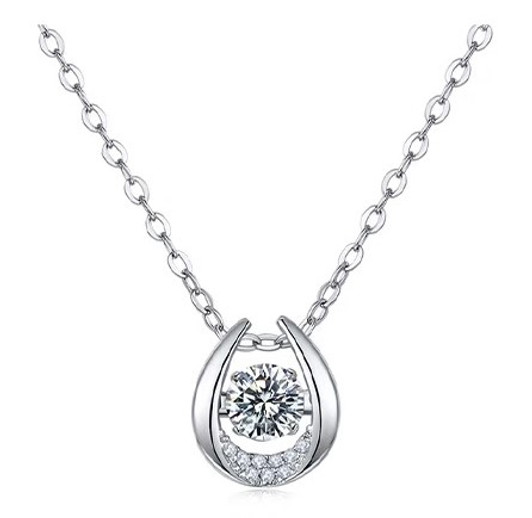Inlaid 18K Gold Lab-Grown Diamond Necklace Inlaid 18K Gold Lab-Grown Diamond Necklace