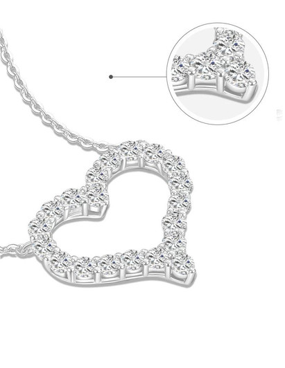 Heartbeat 18K Gold Lab-Grown Diamond Necklace Heartbeat 18K Gold Lab-Grown Diamond Necklace
