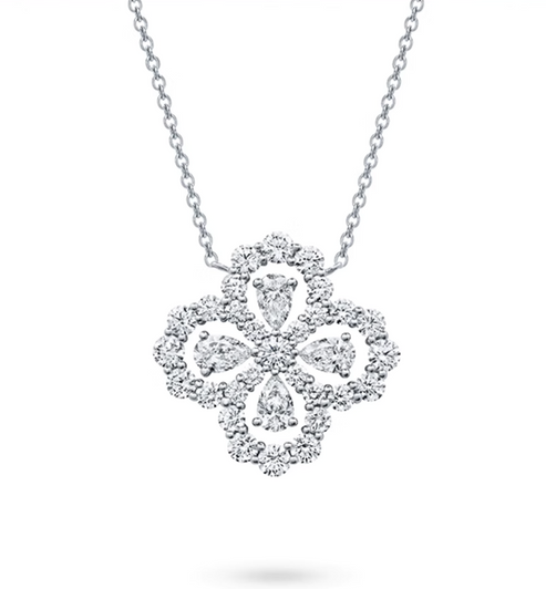 Clover 18K Gold Lab-Grown Diamond Necklace 1.9ct D VS1 IGI Clover 18K Gold Lab-Grown Diamond Necklace 1.9ct D VS1 IGI