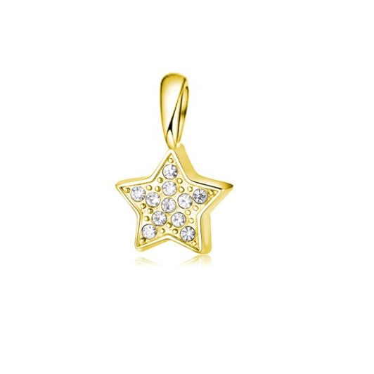 18K Gold Star Pendant Lab-Grown Diamond E VS1 IGI 18K Gold Star Pendant Lab-Grown Diamond E VS1 IGI