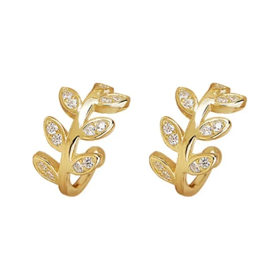 EONCO Laurel Sterling Silver Ear Cuff product image