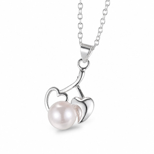 Freshwater Pearl Pendant Necklace in 925 Sterling Silver product image