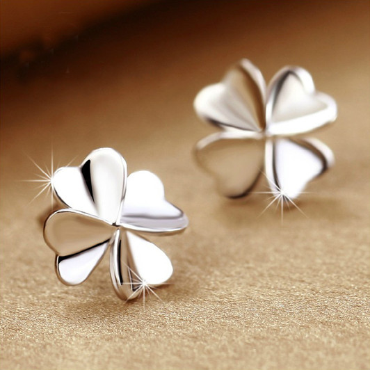 Flower Earrings for Women – Silver Tone – Style C product image