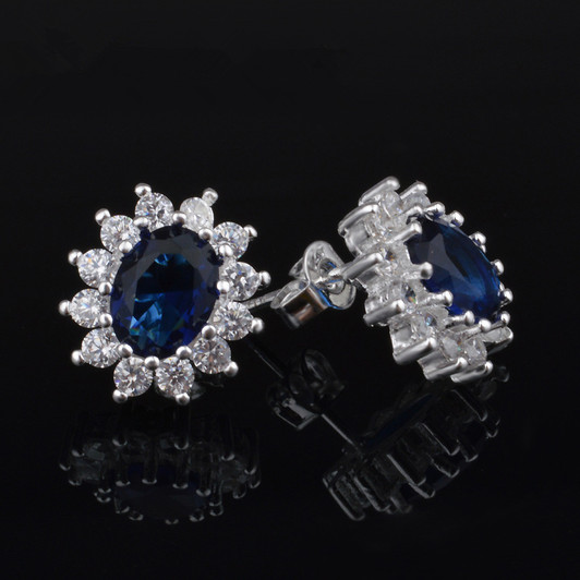 Sapphire Charm Earrings for Women product image