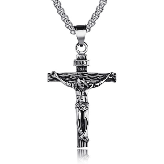 Cross Pendant Necklace for Women – Silver Tone product image