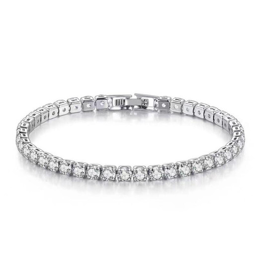 Yara Moissanite Tennis Bracelet for Women – Silver Tone