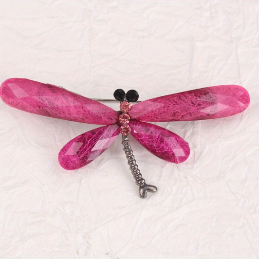 Pink Dragonfly Brooch – B0211710 – product view