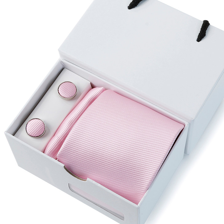 Pastel Tie, Pocket Square & Cufflinks Gift Box