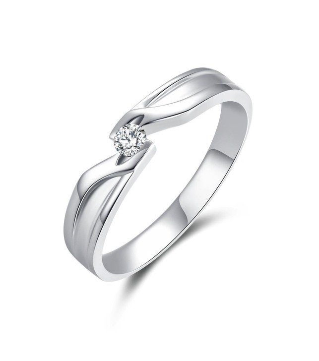 Classic 18K Gold Lab-Grown Diamond Wedding Ring Women 0.4ct IGI