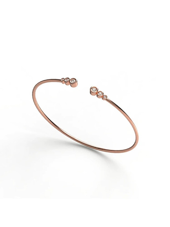 Classic 18K Gold Lab-Grown Bracelet 1.00ct D VS1 IGI