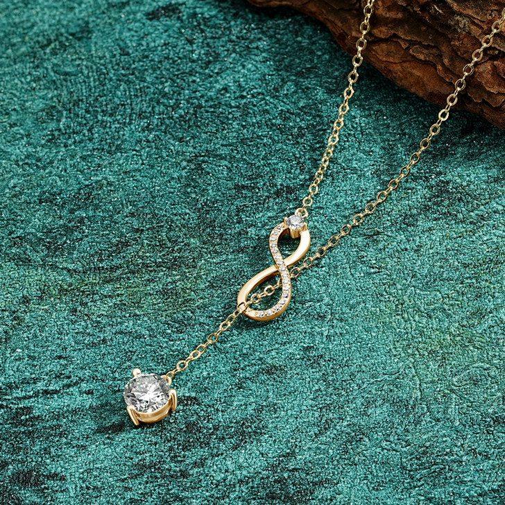 Classic Infinity Loop Chain Necklace