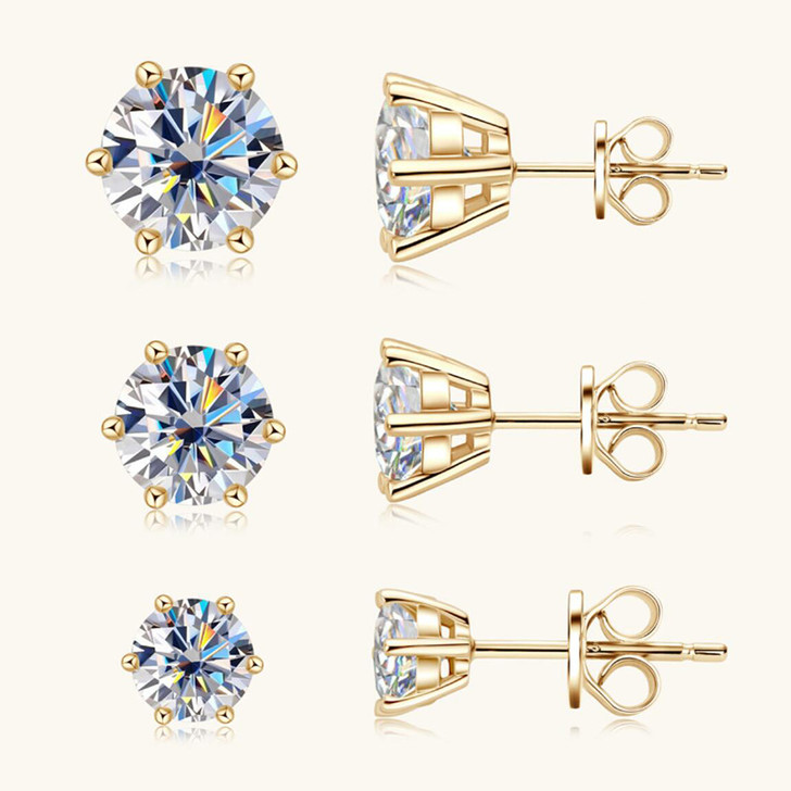 EONCO Nova Moissanite Earrings for Women