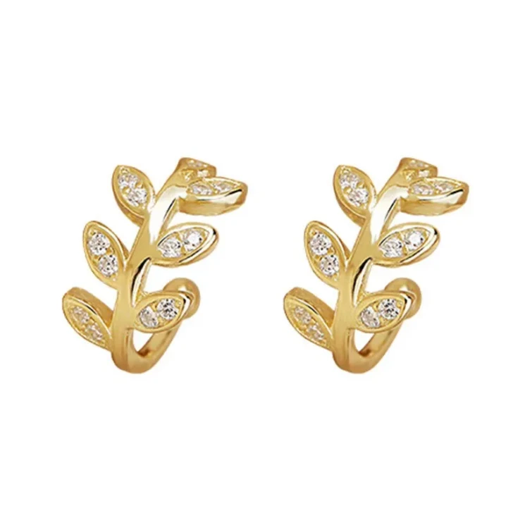 EONCO Laurel Sterling Silver Ear Cuff product image