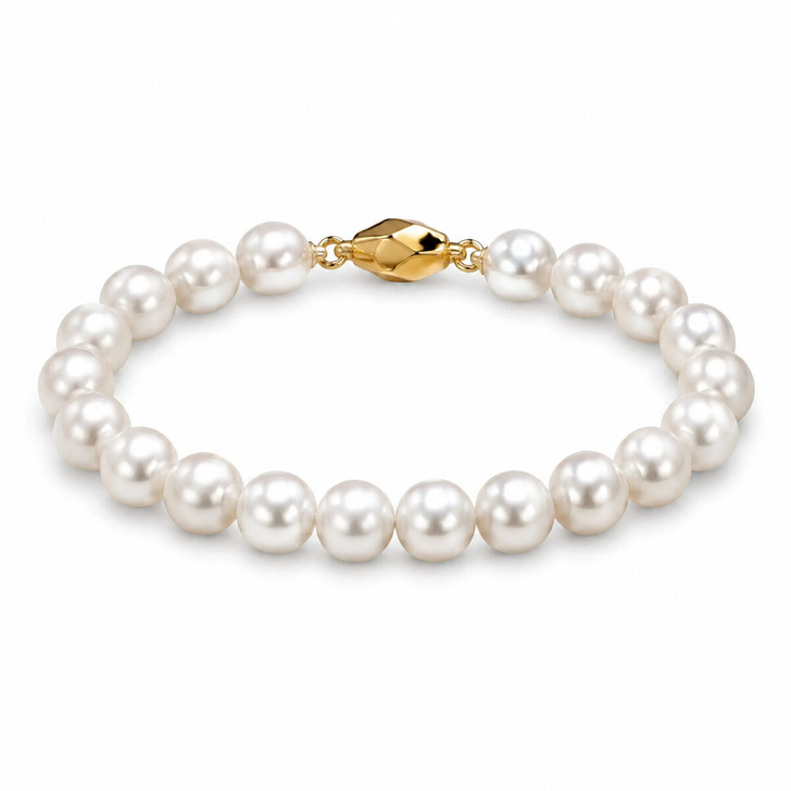 Freshwater Pearl Strand Bracelet for Women