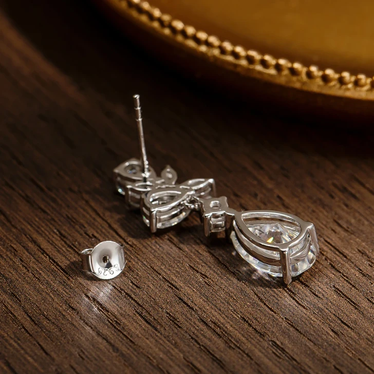 Moissanite Stud Earrings for Women – All Moissanite 8.8ct