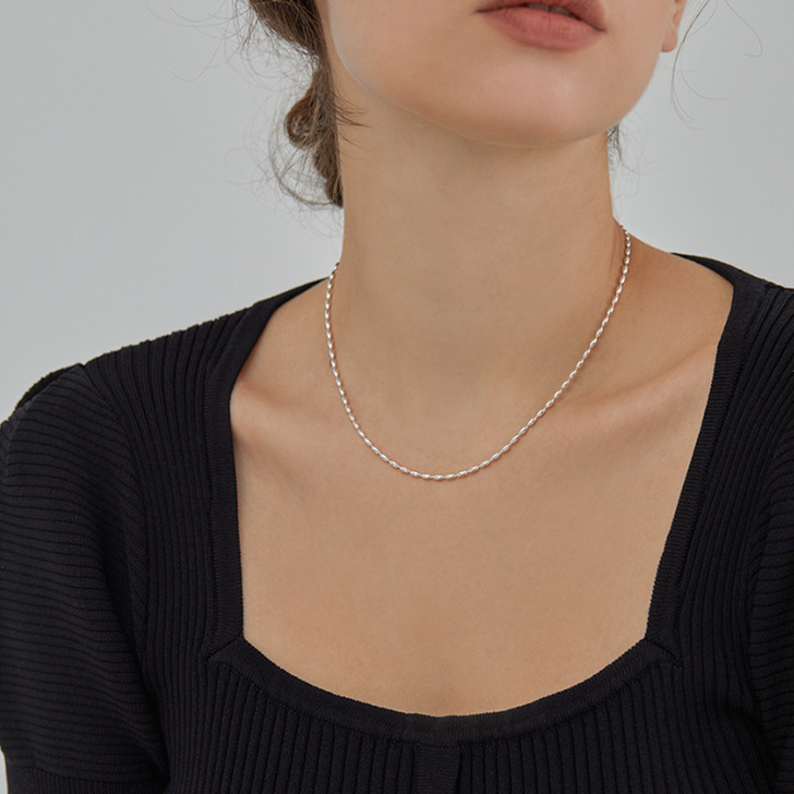55cm round layered necklace product view