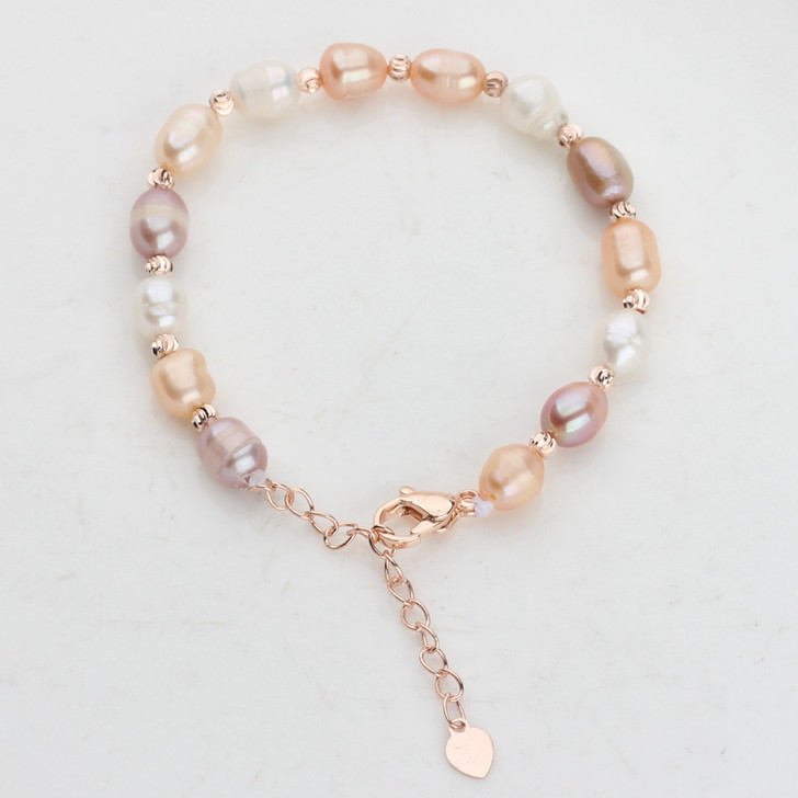 Grace Freshwater Pearl Classic Bracelet for Women – Pictured Finish