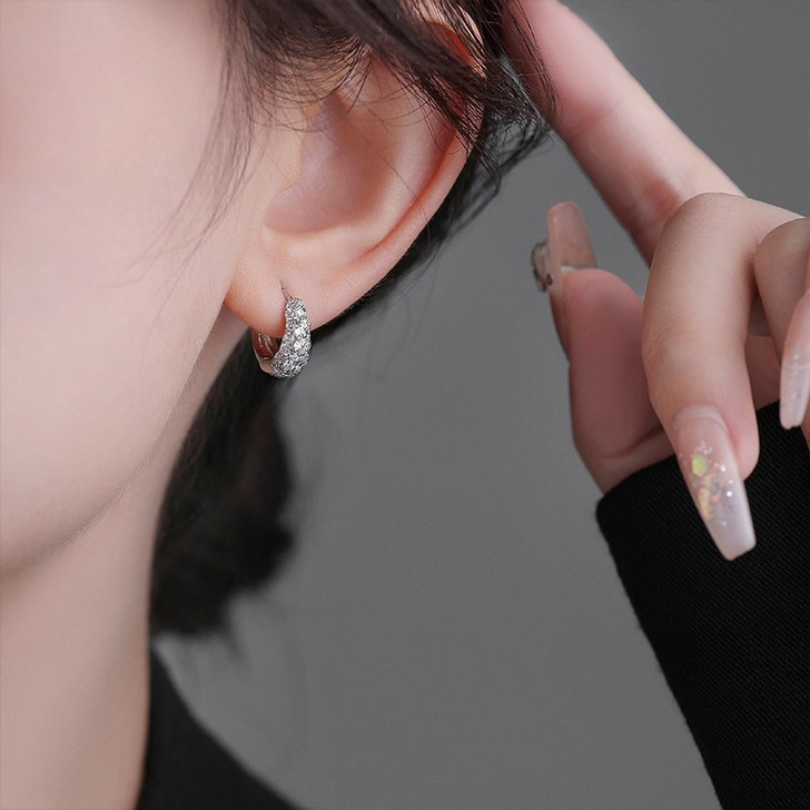 Leaf Zircon Ear Cuff – Sterling Silver (3)