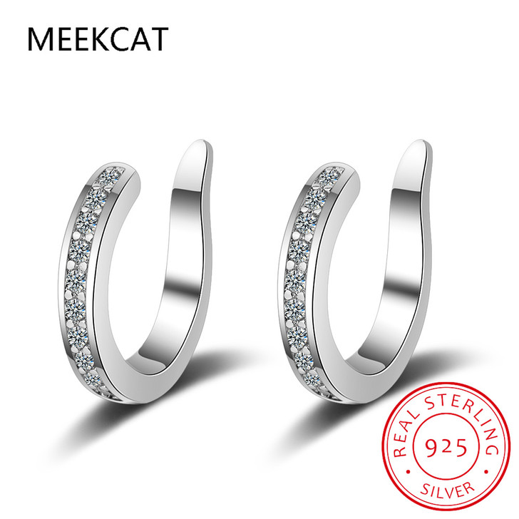 Moissanite Ear Cuff – Sterling Silver (3)