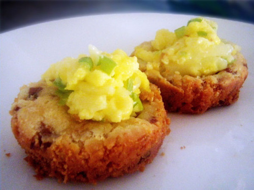 Bacon & Egg "Keto Style" Gougères 4:1 Bacon & Egg "Keto Style" Gougères 4:1
