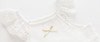 Baby Girl Short Sleeve white Chiffon Tutu Skirt Dress & Headband