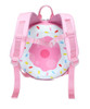Generic Backpack Preschool Donut Series, pink backpack designed for young children with a donut-shaped design printed on the back.