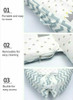 OONA Giraffe Yellow Lounger Co-Sleep, baby lounger with geometric patterns, removable cover, and buckle for easy access